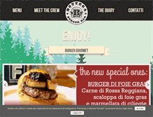 Tablet Screenshot of bottegaburgerbar.com